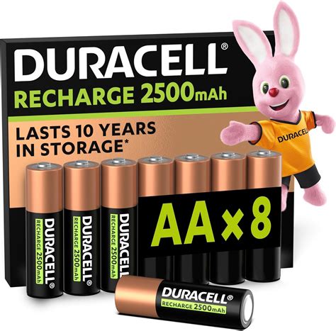 Comparativa: Duracell Pilas Recargables AA vs. Energizer Pilas AA