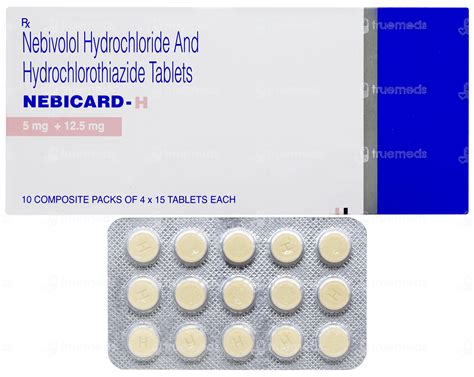 Nebicard H 5/12.5 MG | Order Nebicard H 5/12.5 MG Tablet Online at Truemeds