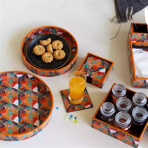 Monstera Hut: Luxuries Cushion Cover & Tray | Copper water bottle