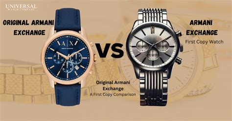Original vs. Armani Exchange First Copy Watches: A Side-by-Side Compar ...
