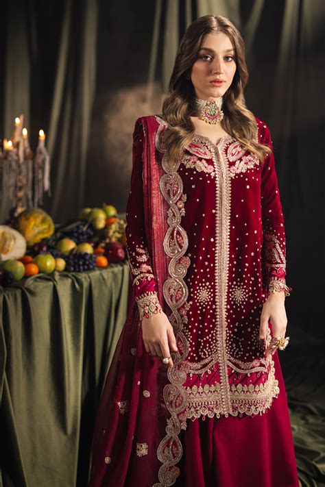 Qalamkar Luxury Velvet Edit Formals – BK-02 AMARA – YourLibaas