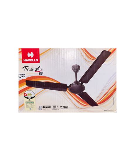 Havells thrill air ES Ceiling fan 1200 mm Bianco – ONECUBE