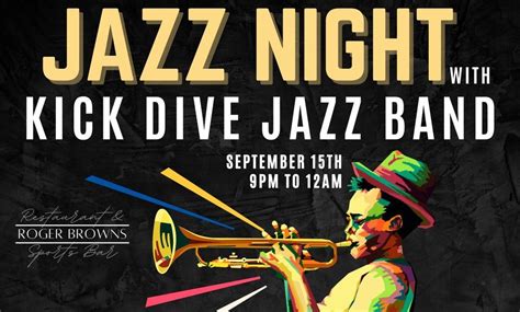 Kick Dive Jazz Band at Roger Browns, Roger Browns Restaurant and Sports ...