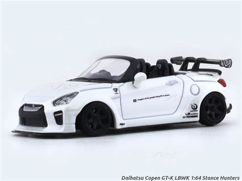Daihatsu Copen GT-K LBWK white 1:64 Stance Hunters diecast scale car ...