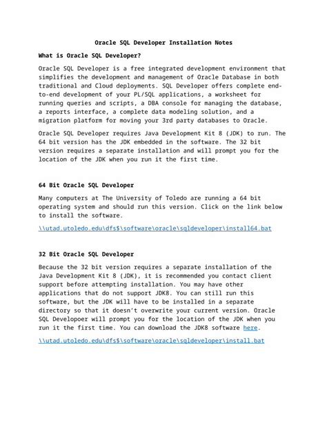 Image result for Oracle SQL Developer Installation