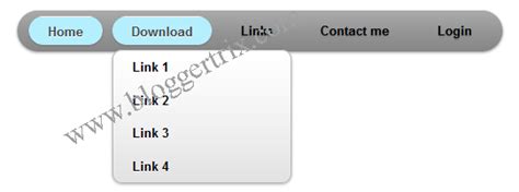Image result for CSS Horizontal Menu Bar