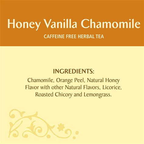 Celestial Seasonings Honey Vanilla Chamomile Herbal Tea Bags 20 Count ...
