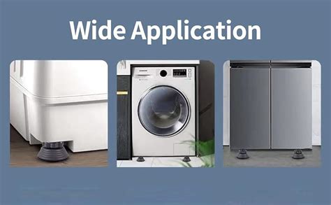 Tiyafuro Washing Machine Vibration Pads, Floor Trays, Refrigerator ...
