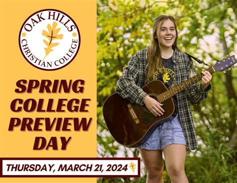 College Preview Day - Oak Hills Christian College