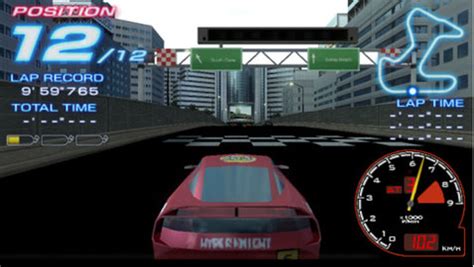 PSP山脊赛车1 美版下载 - 跑跑车主机频道