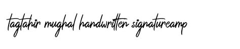 96+ Tagtahir-mughal-handwritten-signatureamp Name Signature Style Ideas ...