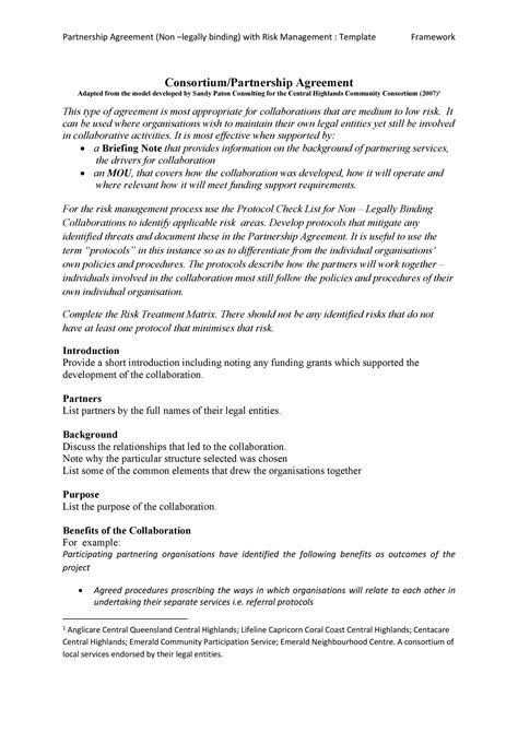 General Partnership Agreement Example 的图像结果