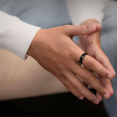 Dual Finish Band Ring - Mesmerize India