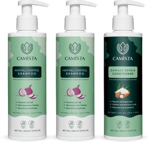CAMISTA Hair Fall Control Shampoo + Damage Repair Conditioner Price in ...