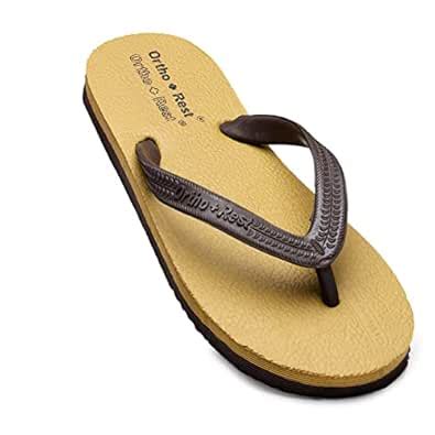 Ortho + Rest Unisex's Hawai Chappal Casual Flip-Flops for Home Daily ...