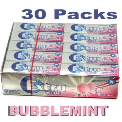 Wrigley's Extra Bubblemint Chewing Gum - 30 Packets India | Ubuy
