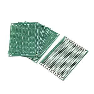 uxcell 70mm x 50mm Single Side Copper Prototype PCB Circuit Board Green ...