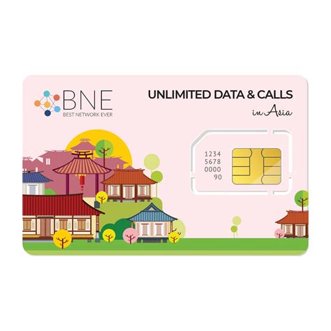 Buy BNESIM Infinity Asia Travel SIM card: unlimited mobile data in Asia ...