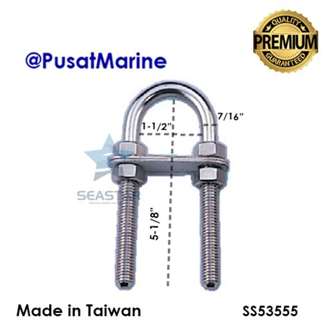 Baud U Bow Eye Stainless 304 53555 Seastar - Pusat Marine