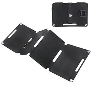 USB Solar Panel for Camping, 20W Portable Solar Charger, Dual USB(5V/3A ...