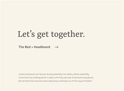 Headboard & Bed Assembly | Thuma