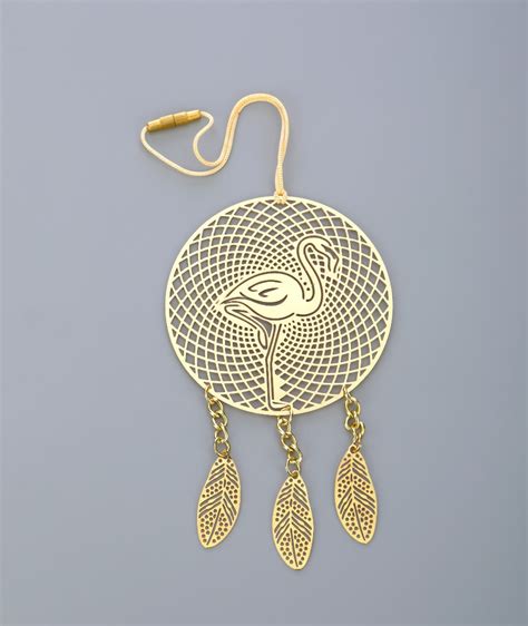 Brass Metal Flamingo Bird Dream Catcher – ADORAA