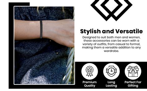 Buy SUSVIJ Unisex Adult Evil Eye Black Thread Evileye (Pack 4). at ...