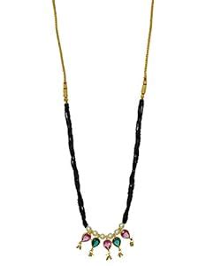 Buy KALAPURI® Handmade Traditional Jewellery Crstyal Chand Manchali ...