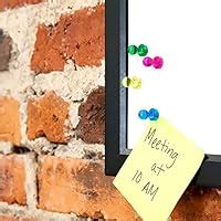 MapMagnets 24 Assorted Color Magnetic Push Pins - Perfect Fridge ...