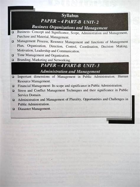 Nirman IAS MPPSC Mains Paper-4, Part-B, Unit-2,3 Business Organization ...