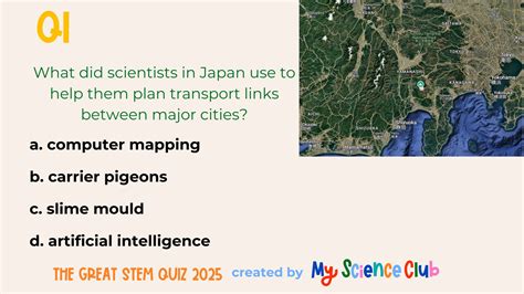 The Great (My Science Club) STEM Quiz 2025! - My Science Club