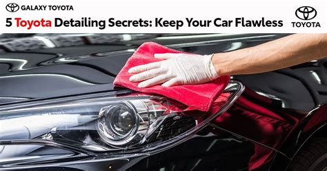 Toyota Car Detailing Services to Maintain Aesthetics
