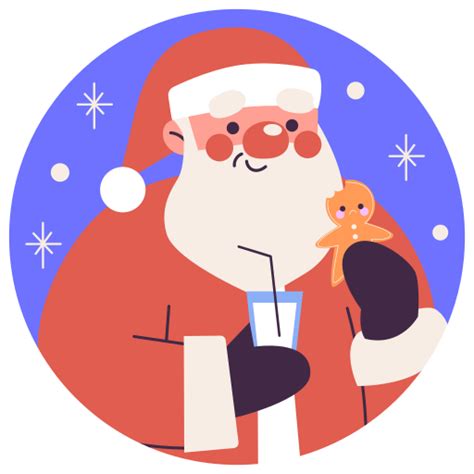 Santa claus Stickers - Free holidays Stickers