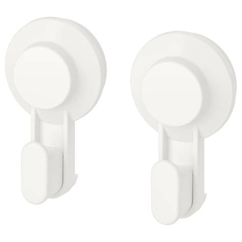 TISKEN hook with suction cup, white - IKEA