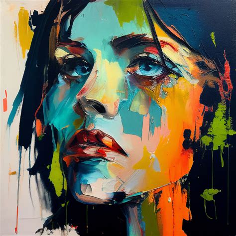 Abstract Paintings Of Womens Faces
