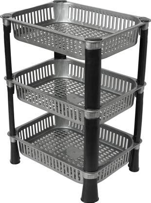 Pulsbery Fruits/Vegetables Kitchen Rack Plastic Plastic Multi-Purpose ...