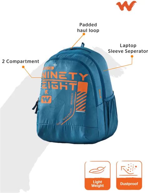 Wildcraft Blaze Laptop Backpack 35 L - Blue 98 — Mango
