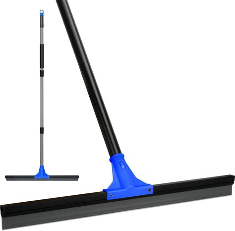 Floor Squeegee for Concrete and Tile Cleaning, 60 cm Rubber Squeegee ...