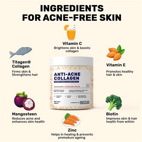 Anti-Acne Collagen - Marine Collagen Powder for Acne & Pimples – What's ...