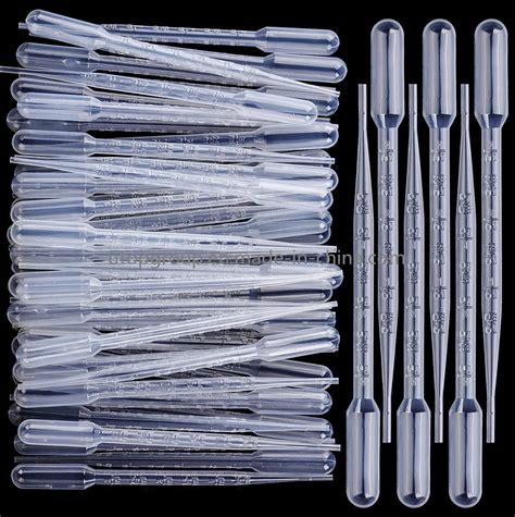 0.5/1ml/2ml/3ml/5ml/10ml Lab Sterile Disposable Plastic Micro Pasteur ...