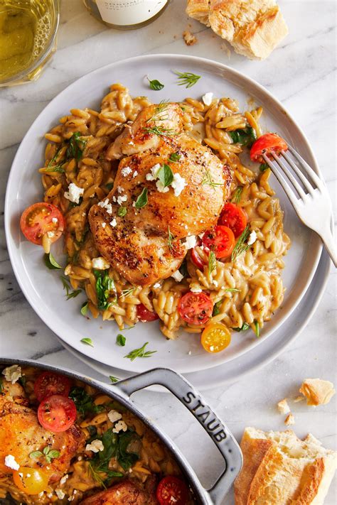 One Pot Greek Chicken and Orzo - experiencedgifts
