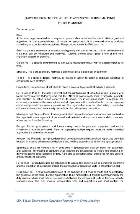 Law Enforcement Operation and Planning with Crime Mapping pdf - ( LAW ...