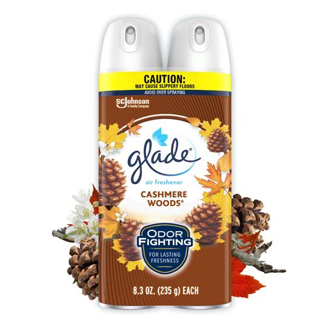 Glade Air Freshener Spray, Stocking Stuffers, Cashmere Woods Scent ...