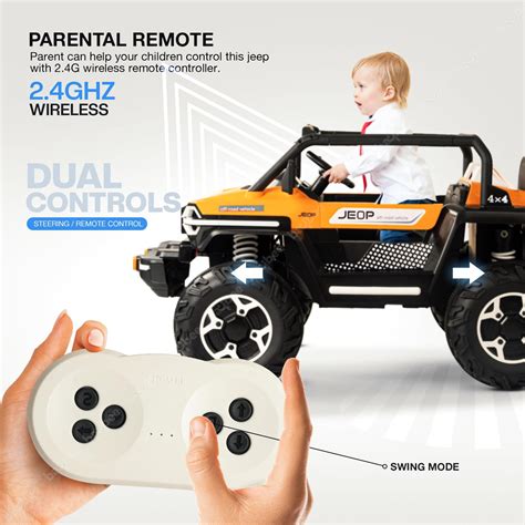 Baybee Furi Mini Rechargeable Battery Operated Jeep for Kids, Ride on ...