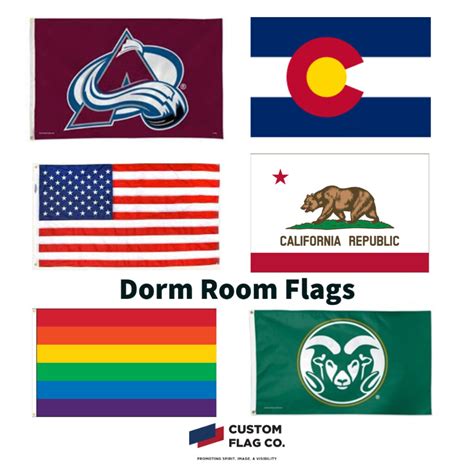 College Dorm Room Flags - Custom Flag Company