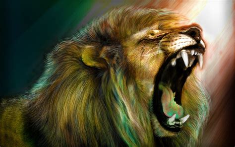Lion Roaring Wallpapers - Top Free Lion Roaring Backgrounds - WallpaperAccess