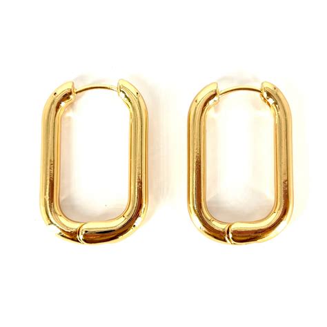 Olivia Anti Tarnish 18K Gold Plated Hoops – Julars Co.