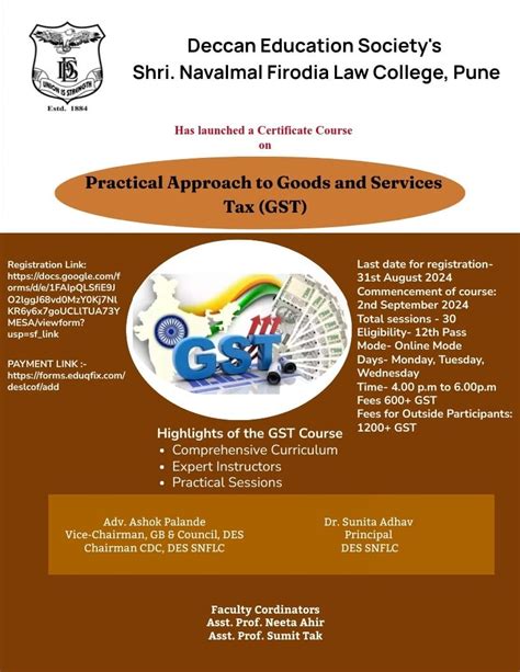 D.E.S's Shri. Navalmal Firodia Law College (DES SNFLC)