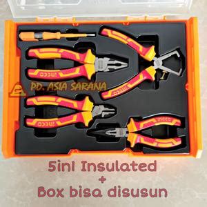 Jual Insulated Toolset 5pcs INGCO HKTV01P051 Tang Test Pen Teknisi Lis ...