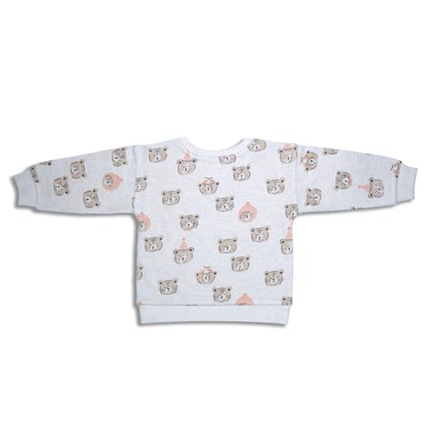 Baby Boy Sweatshirt – Printed Cotton Sweatshirt & Shorts – ohmybebe
